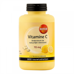 Roter vitamine C Tabletten