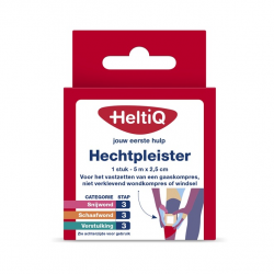 Hechtpleister 2,5 cm x 5 meter