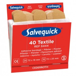 Salvequick 6444 Textielpleisters (6 x 40 stuks)